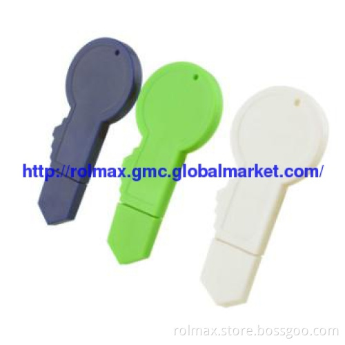 As the key of plastic usb flash drive